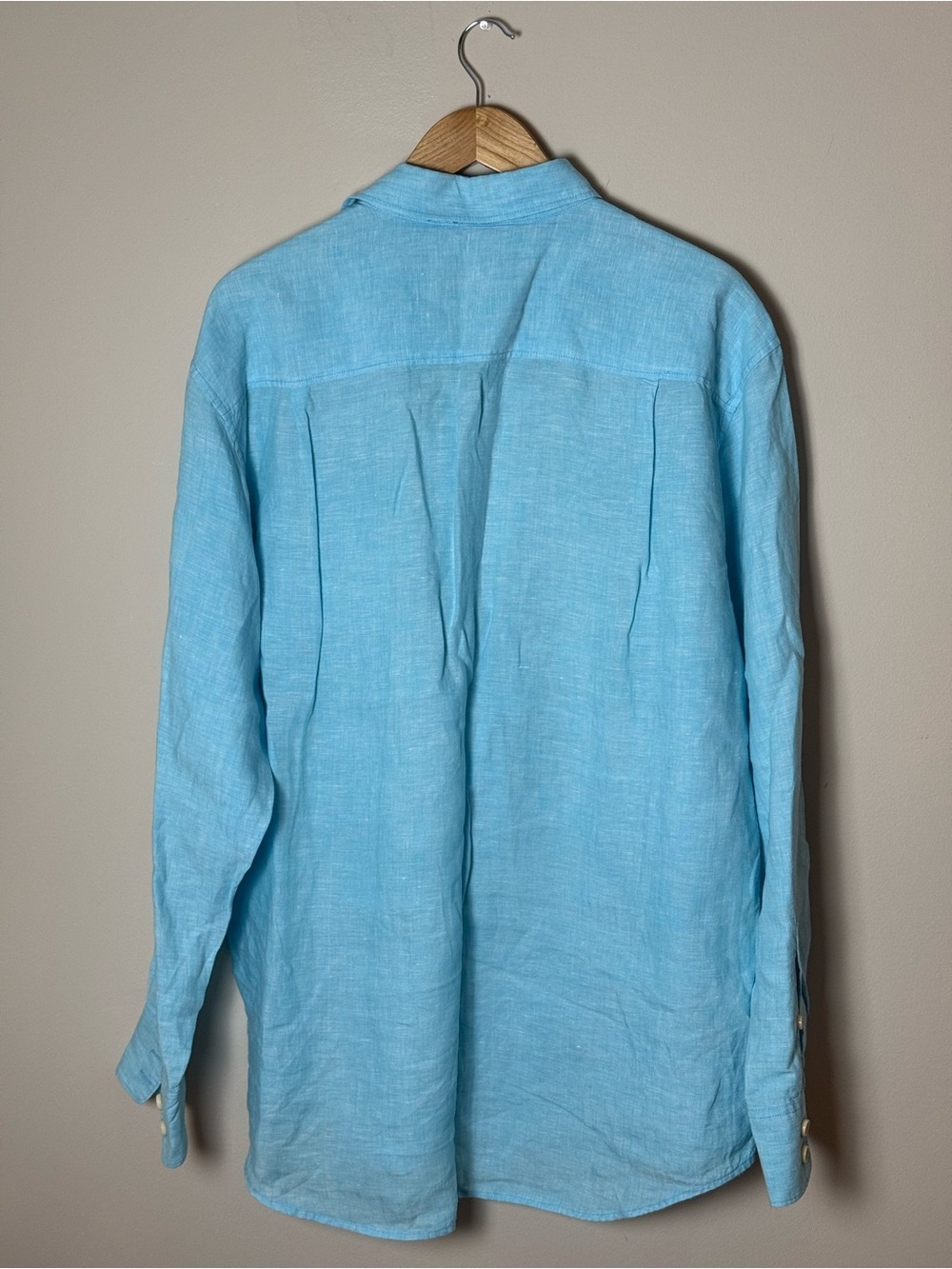Tommy Bahama 100% Linen Shirt | Sky Blue | Men’s Large Relax - Picture 9 of 9